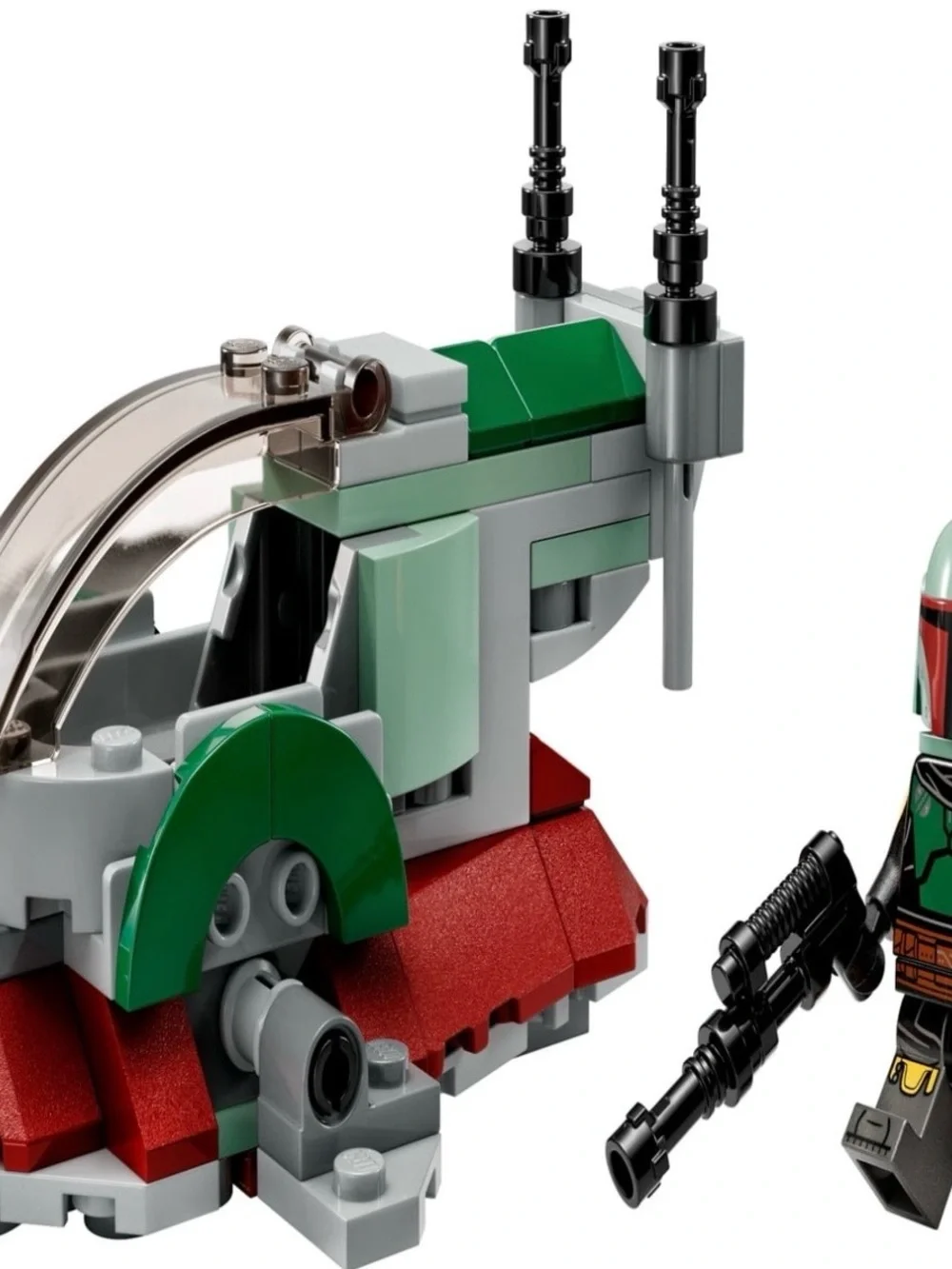 LEGO Star Wars Green and Red Boba Fett Speeder Set